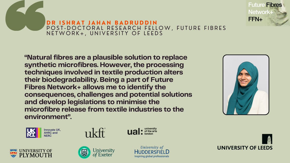 👋 Introducing the latest new talented member of our project team from the University of Leeds!  Welcome, Ishrat! <a href="/UniofExeter/">University of Exeter</a> <a href="/UAL/">University of the Arts London</a> <a href="/PlymUni/">University of Plymouth</a> <a href="/UniversityLeeds/">University of Leeds</a> @UKFTorg