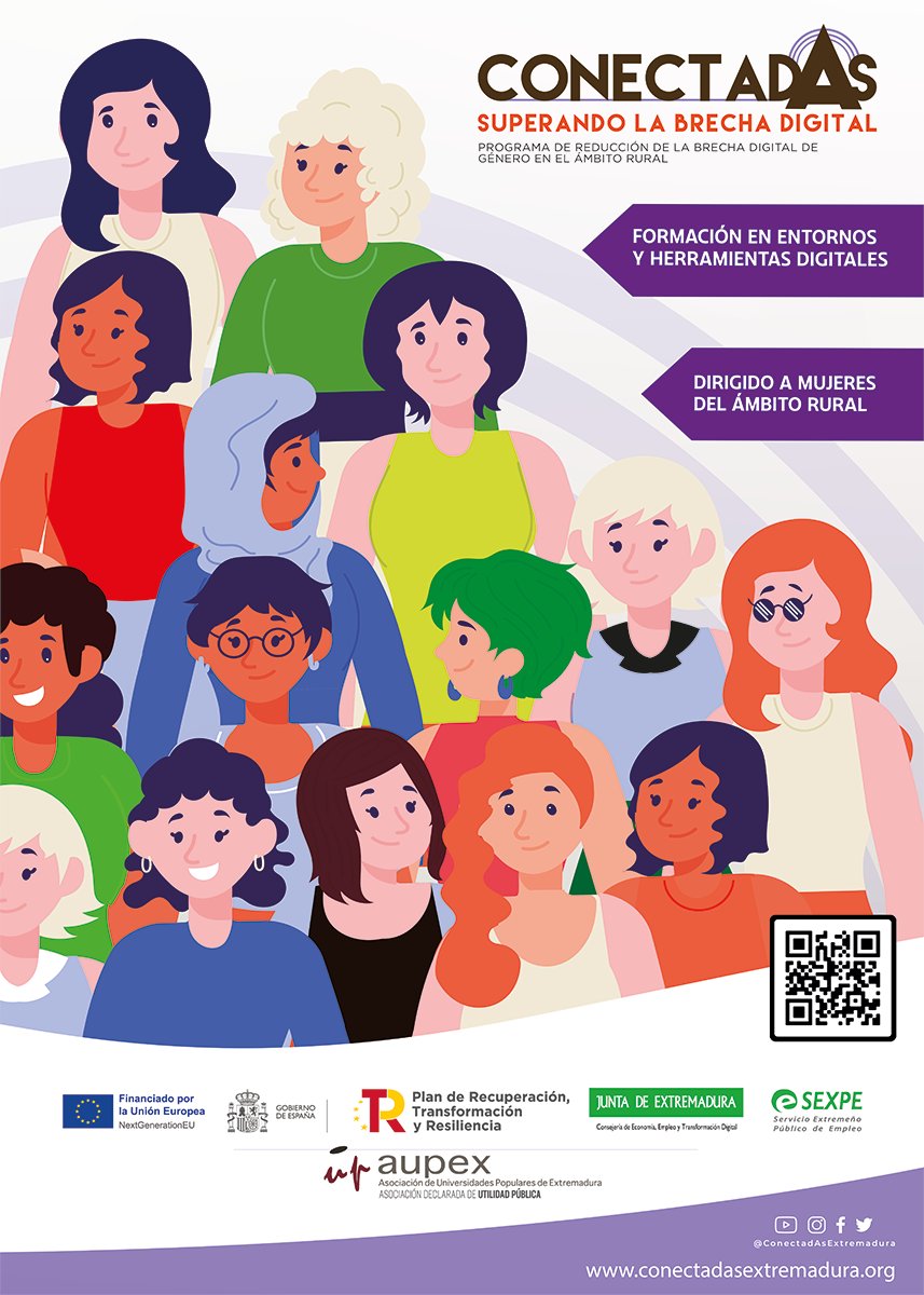 ConectadasExt's tweet image. 📣¡Atención mujeres del ámbito rural de 𝑪𝒂𝒍𝒂𝒎𝒐𝒏𝒕𝒆, 𝑫𝒐𝒏 𝑨́𝒍𝒗𝒂𝒓𝒐 y 𝑴𝒐𝒏𝒕𝒊𝒋𝒐, anunciamos nuevo curso de 🅒🅞🅝🅔🅒🅣🅐🅓🅐🅢 en septiembre🌟

Contacta con Isabel Vázquez, técnica de formación:
📞667 713 314
isabel.vazquez@aupex.org