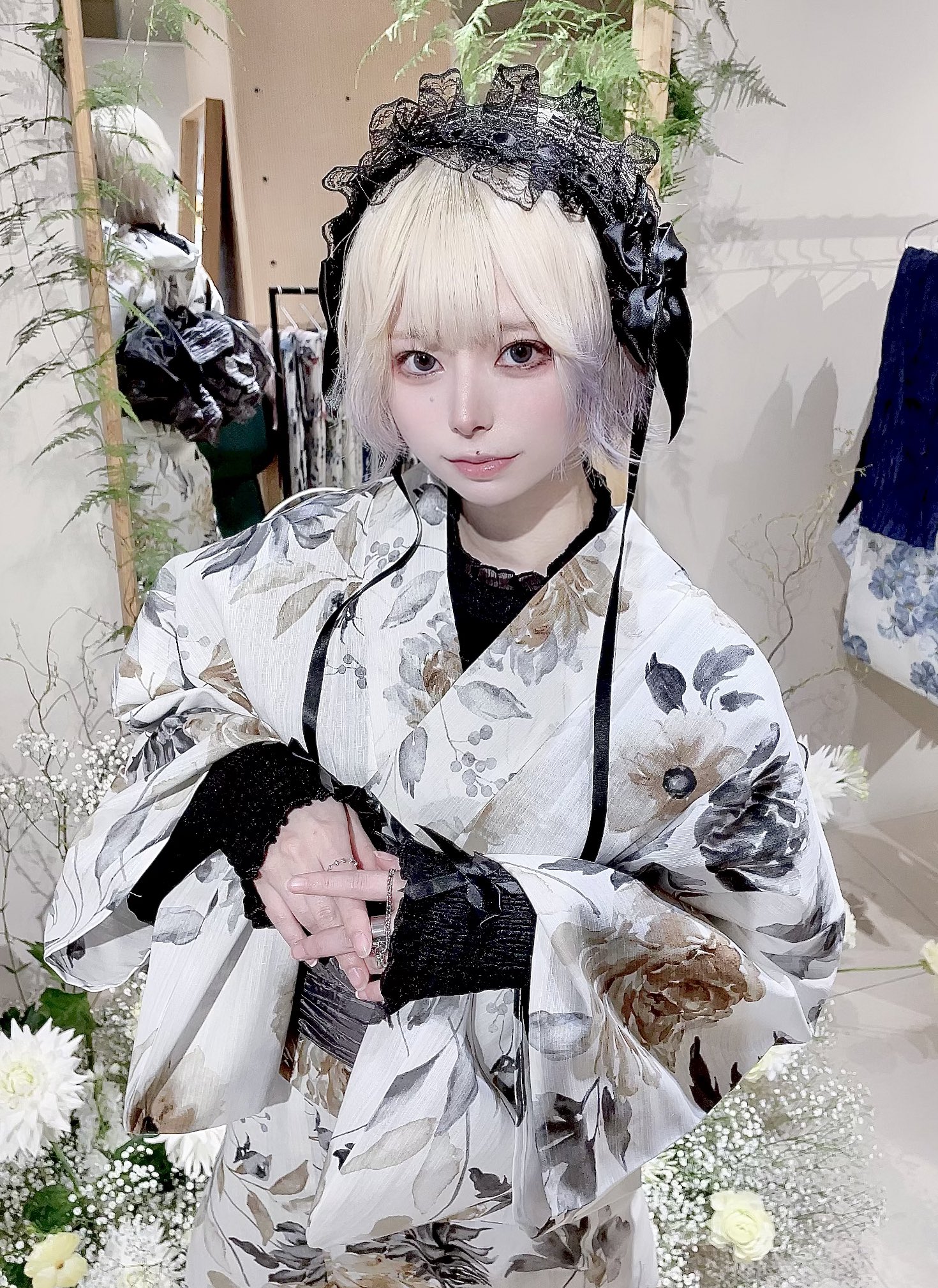 浴衣 dita 水仙 京の水墨画 2024 浴衣 Dita