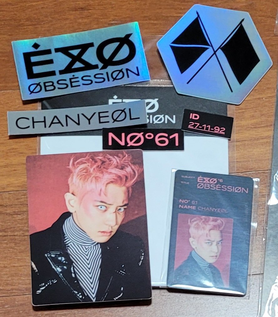 dideh_sheep's tweet photo. 엑소 찬열 옵세션 아이디카드 세트 양도
WTS EXO CHANYEOL OBSESSION ID CARD SET

사진 1장 속 세트 각 10,000원
*일부 하자있습니다
*배송비별도

수호 백현 디오 카이 세훈 시우민 레이 첸 포토카드 포카 스티커 네임택 photocard poca poka sticker erisell bookmark https://t.co/yBBqO7xrAZ