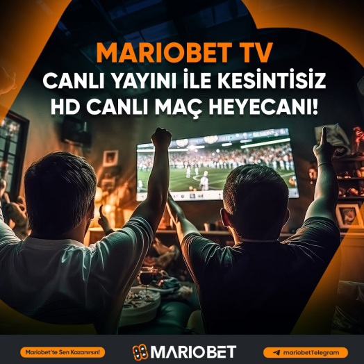 Mariobet Her Masada!

Mariobet, siz kullanıcılarımıza özel her imkanı sağlıyor.
Her gün, her maçı canlı ve naklen izlemek için sitemize girip MarioTV'den dilediğiniz maçı takip edebilirsiniz.
