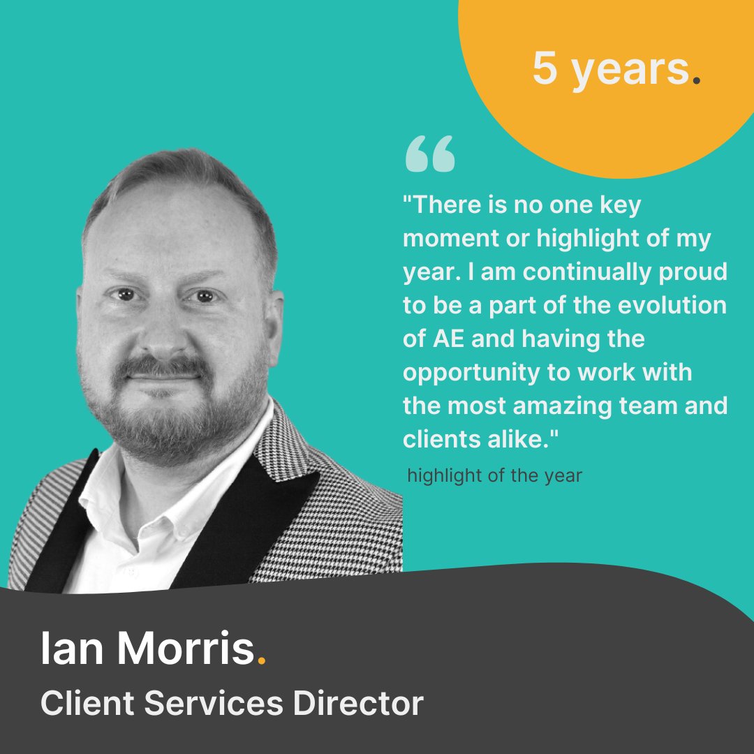 associateevents's tweet photo. Happy 5th Work Anniversary, Ian! 🥳

Ian, our incredible Client Services Director, is always there to ensure our clients receive exactly what they need 📞

Thank you, Ian, for being an essential valued member of #TeamAE 👏 https://t.co/hnFK5QVim7