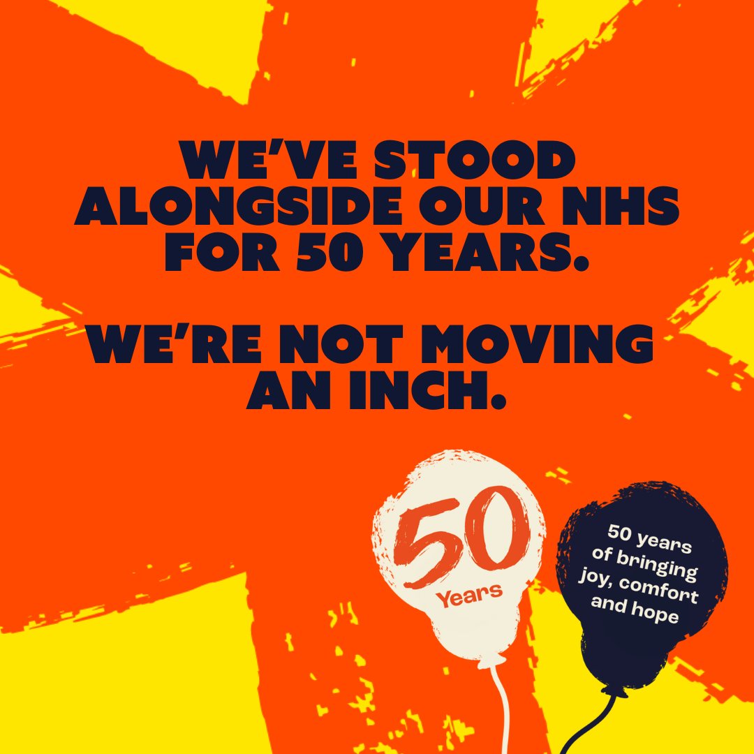 Bristol & Weston Hospitals Charity (@bwhospcharity) on Twitter photo In 1974 we had a thought: what if we could do more for each other?
With your help, we’ve made a real difference at <a href="/uhbwNHS/">University Hospitals Bristol and Weston NHS FT</a>.
We’ve stood alongside our NHS for 50 years and we’re not moving an inch. Let’s do great things together. In 1974 we had a thought: what if we could do more for each other?
With your help, we’ve made a real difference at <a href="/uhbwNHS/">University Hospitals Bristol and Weston NHS FT</a>.
We’ve stood alongside our NHS for 50 years and we’re not moving an inch. Let’s do great things together.