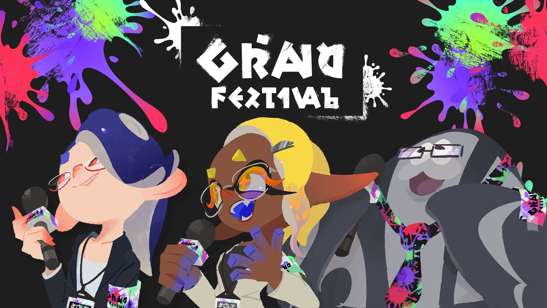 ポスター Splatoon グランドフェスティバル Switch スプラトゥーン グランドフェスティバル | スプラトゥーン3 | 任天堂