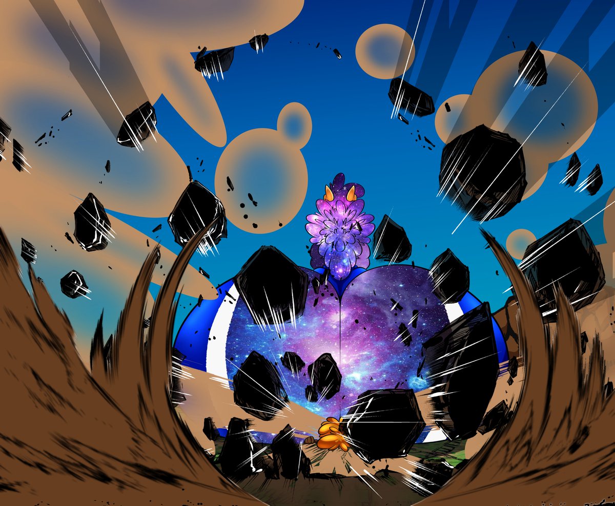 KaidaHigu's tweet photo. Long awaited commission for @Sponeg_Zemenar 

Heavy Duty winds spread across the land, yet only one was brave enough to enjoy the epicenter.

Now, who's next~? https://t.co/MqzKyk0HTx