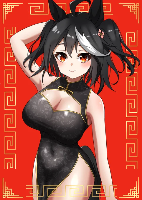 チャイナ服キタちゃん#キタサンブラック #ウマ娘 