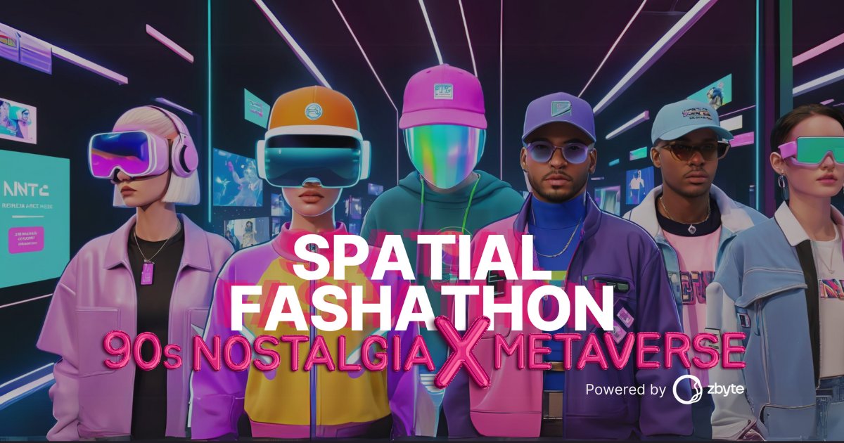 durgeshx7's tweet photo. BIG NEWS!! Don’t miss The F* Word’s Spatial Fashathon, powered by https://t.co/YtDcfSw8o1 —an epic digital fashion showdown with the theme 90s Nostalgia x Metaverse on August 17 from 11am EST. ✨👗

DETAILS BELOW 👇

#Fashathon #Fword #zbyte #Web3 https://t.co/HOniQ1SiBF