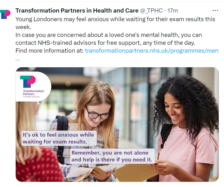 lmm1874's tweet photo. Mental health services are overwhelmed with young people.

825,390 people are awaiting A level results. If only 10% contacted services, that's 80 000 calls in a space of weeks. What service could cope??

We need to stop pathologising normal life events! https://t.co/yWrDeb5pTN
