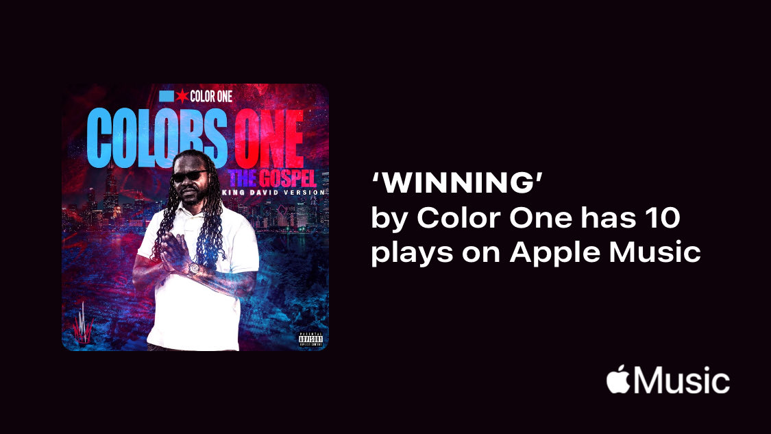 COLORONE's tweet image. Just passed a new Milestone on @AppleMusic. Thanks for listening!
music.lnk.to/Y5Rr3s