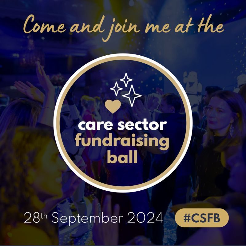 CareWorkersFund's tweet image. We are so grateful for the support of Championing Social Care 💚💙 and to be a chosen charity at the Care Sector Fundraising Ball ✨This is going to be another highlight of the #SocialCare year. This year the ball is raising funds for us and Marie Curie UK #CSFB
#SocialCare