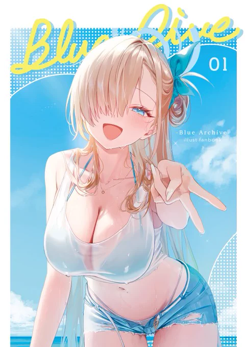 【C104 通販のお知らせ】新刊-ブルアカイラスト本アスナのアクリルスタンド 