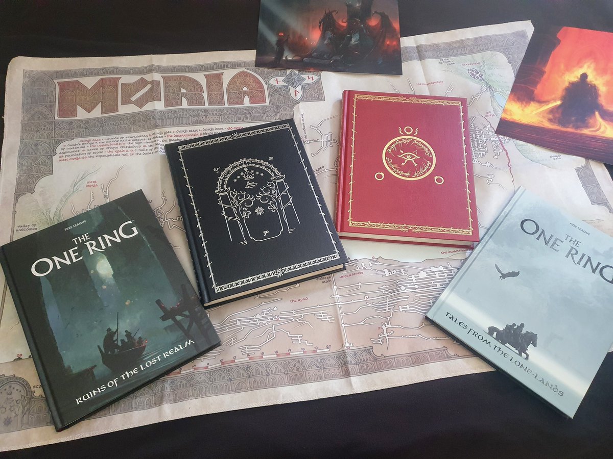 Navezof's tweet image. 12th day for #RPGaDay2024 “RPG with well-supported campaigns”. I&apos;m probably a bit biased since it&apos;s been 2 weeks I&apos;m fully immersed in my The One Ring solo campaign, but I believe that The One Ring is perfect for long campaign! #trpg #lotr