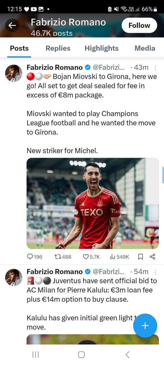 Derek Douglas (@pye1903) on Twitter photo From what i have seen on fee its all speculation but this fella seems to be fairly accurate
<a href="/AbzPodcast/">The ABZ Føøtball Pödcåst ⭐⭐🇸🇪</a> thoughts From what i have seen on fee its all speculation but this fella seems to be fairly accurate
<a href="/AbzPodcast/">The ABZ Føøtball Pödcåst ⭐⭐🇸🇪</a> thoughts