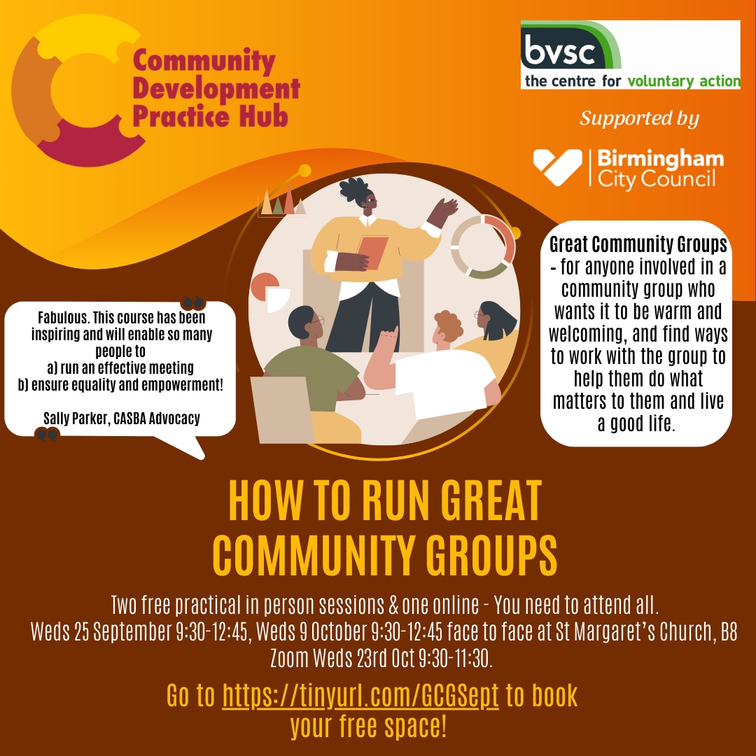 If you're running a community group or about to start one, you might want to have a look at this!
