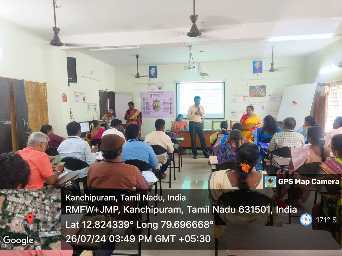 DrcpKpm's tweet photo. #PDI - பயிற்சியில் BNO's  பொறுப்புகள் மற்றும் கடமைகள் குறித்து பயிற்சி அளிக்கப்பட்டது.

பயிற்சி நிறைவில் உதவி இயக்குநர் (ஊராட்சிகள்) அவர்கள் பங்கேற்பாளர்களுக்கு பயிற்சி சான்றிதழ் வழங்கினார். https://t.co/TYMLxvKij3