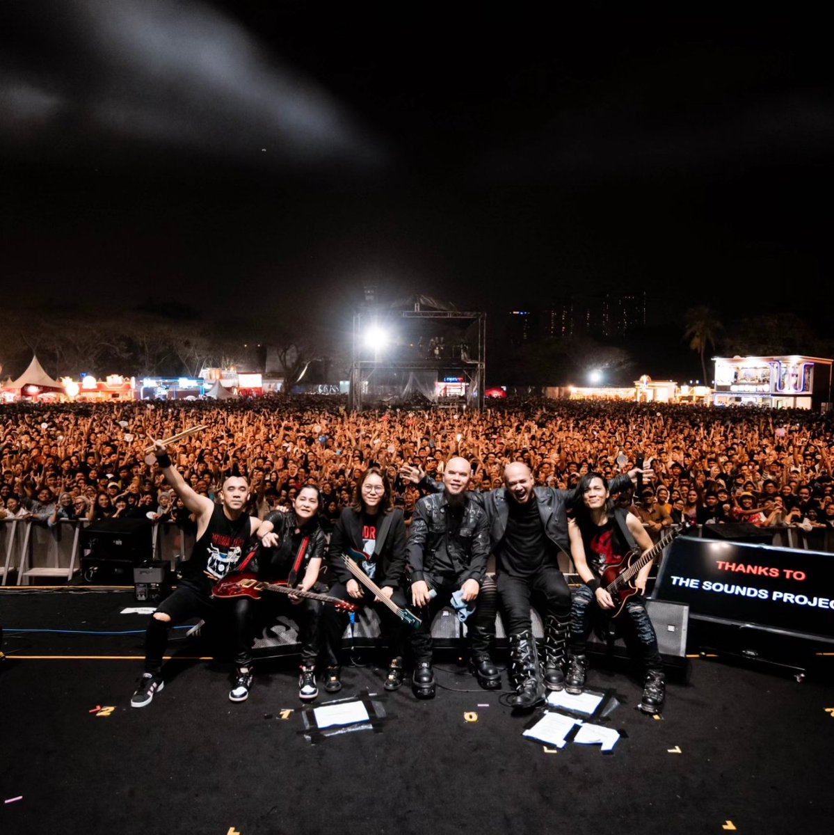 Triad live at sounds project, ancol, jakarta. 🔥