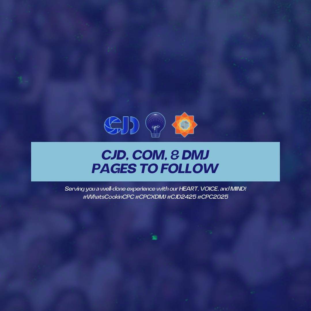 DLSUD_DMJPC's tweet photo. Welcome to the CJD Family, COMmates and DigiSallians! 💙💚

The Communication Program Council and the DMJ Committee is here to guide you for everything you need! 😉 Follow these pages to stay updated on all CJD ganaps ✨

#WhatsCookinCPC 
#COMXDMJ #CJD2425 
#DMJPC2025 #CPC2025 https://t.co/iywovvs1yM