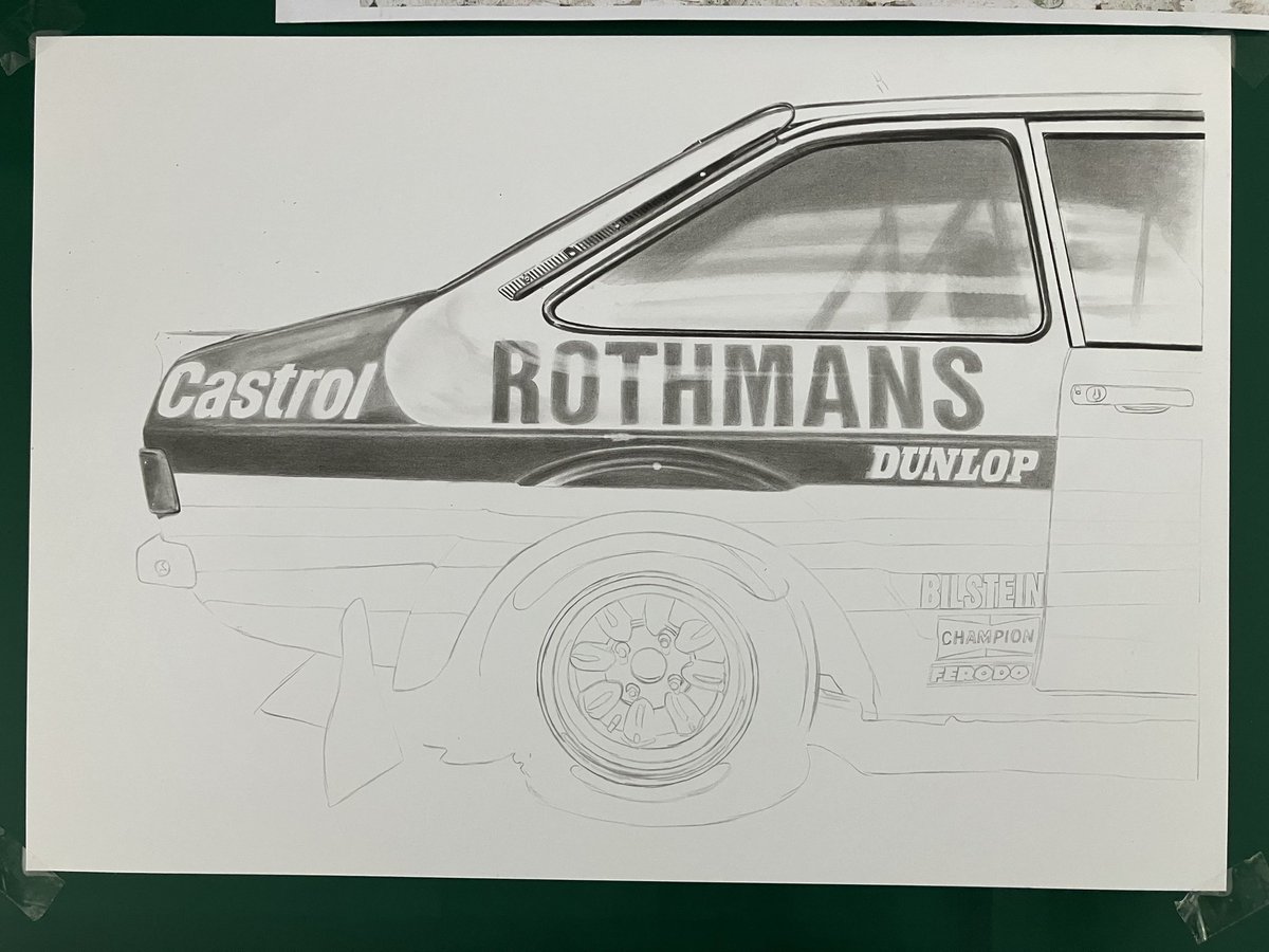 NGAutoArt's tweet image. Decent progress on the Mk2… 

#MondayDoodle #EscortRS #Ford