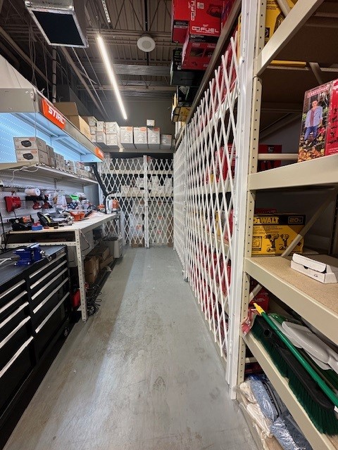 Xpandasecurity's tweet photo. Security, access control inventory control racking security. Xpanda gates expand and retract and can fold completely out of the way see more on our website https://t.co/QnFCPVREbP Call 1-800-835-0214 #accessibility #AccessControl #lossprevention #Security  #warehouse  #racking https://t.co/tNLG9q2BOo