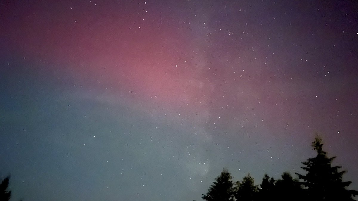 The Aurora Borealis put on another spectacular show of colour over Vancouver Island last night, and combined with the Perseids, it was just amazing to see ! #LoveNature
