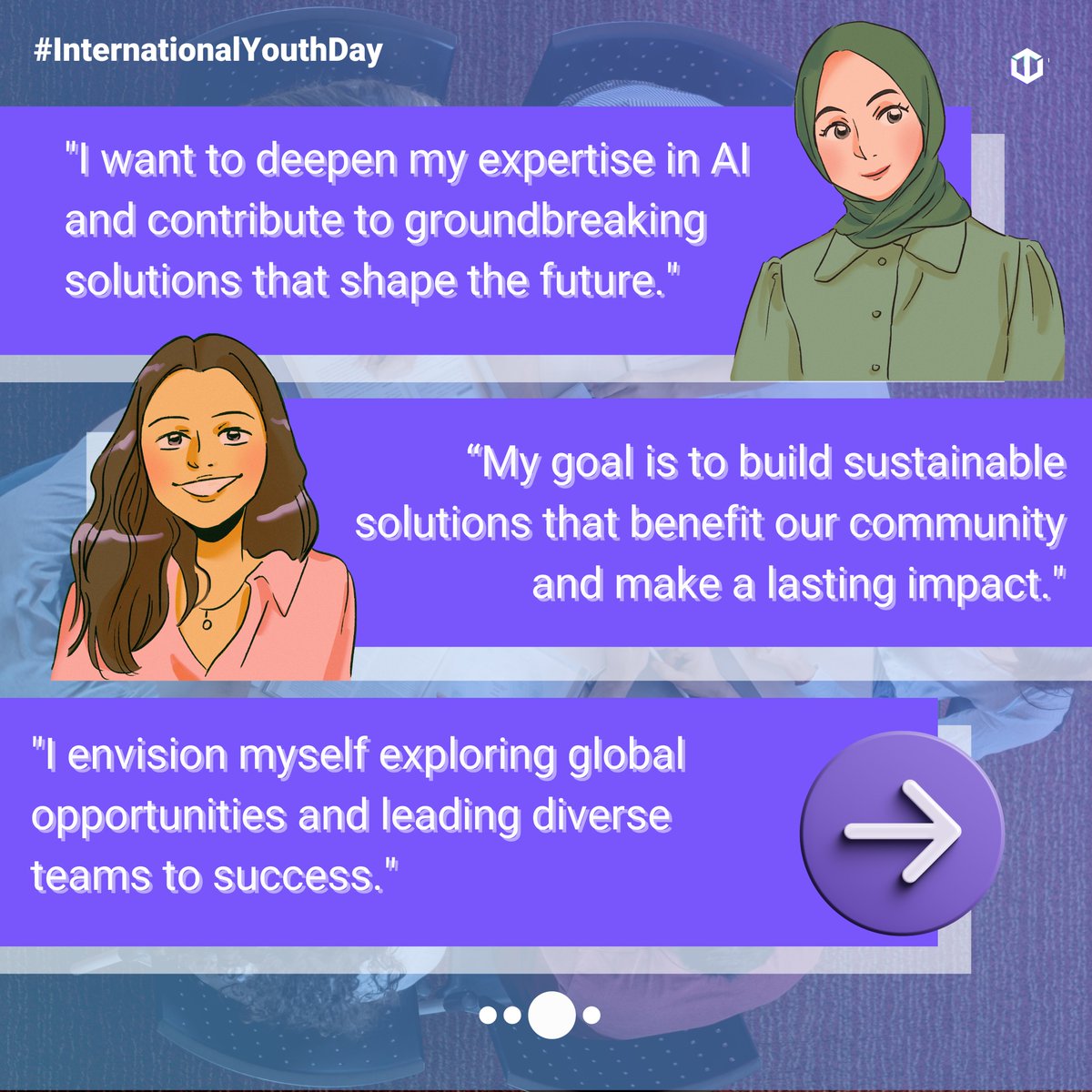 TechwaveC's tweet image. On International Youth Day, we honour the aspirations and goals of our young Techwave professionals. They are the builders of the future, influencing the world with their limitless enthusiasm, innovation, and dedication.
Wishing you a joyful International Youth Day!