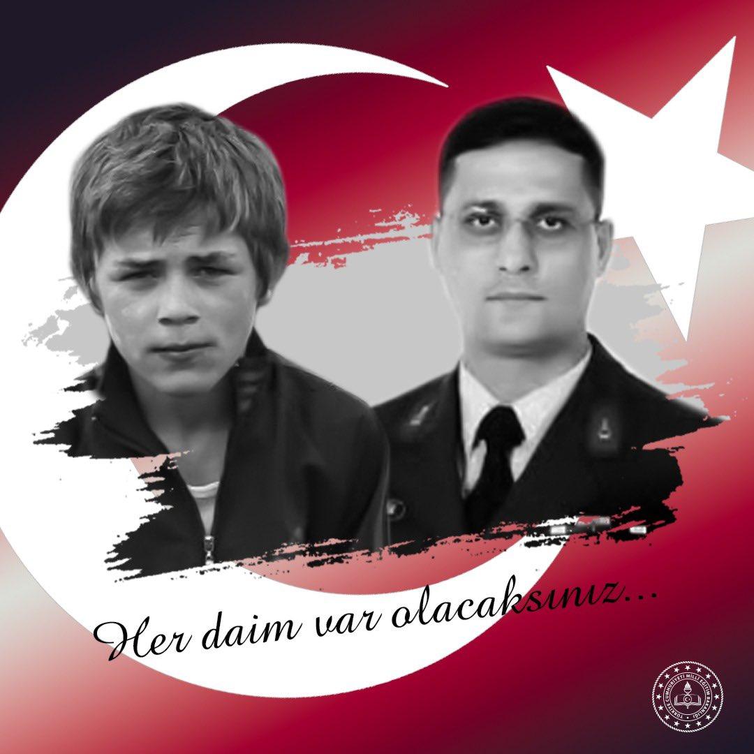 Şehadetlerinin yıl dönümünde kahraman evladımız Eren Bülbül ve Jandarma Astsubay Kıdemli Başçavuş Ferhat Gedik’i rahmet ve minnetle anıyoruz. 

Ruhları şad olsun…