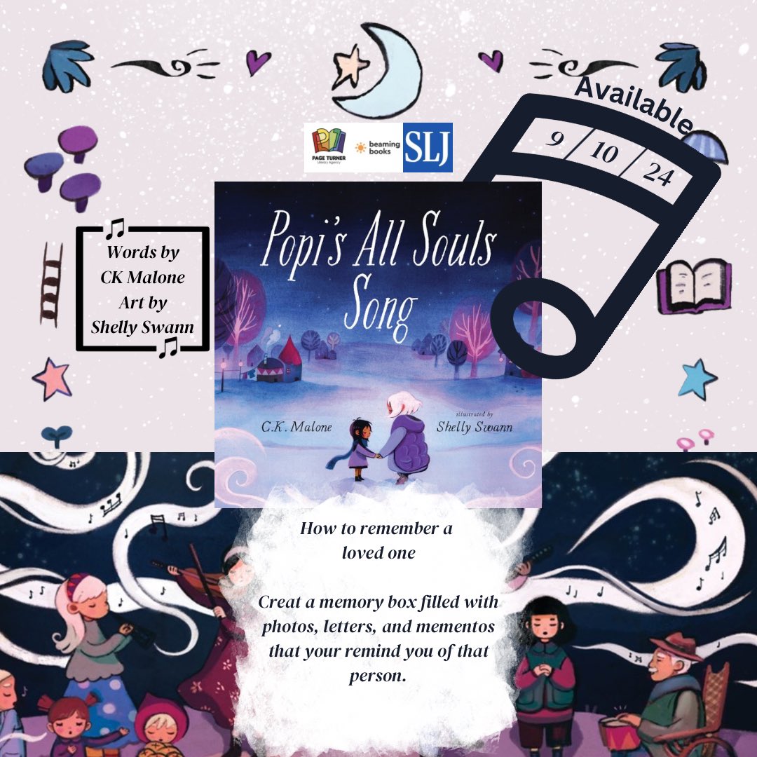 Popi’s All Souls Song crescendos onto shelves September 10th!

Words by @CKMalone2 
Art by <a href="/_fairywulf/">Shelly</a> 
Published by <a href="/BeamingBooksMN/">Beaming Books</a> 

Preorder here

pageturnerliteraryagency.com/books