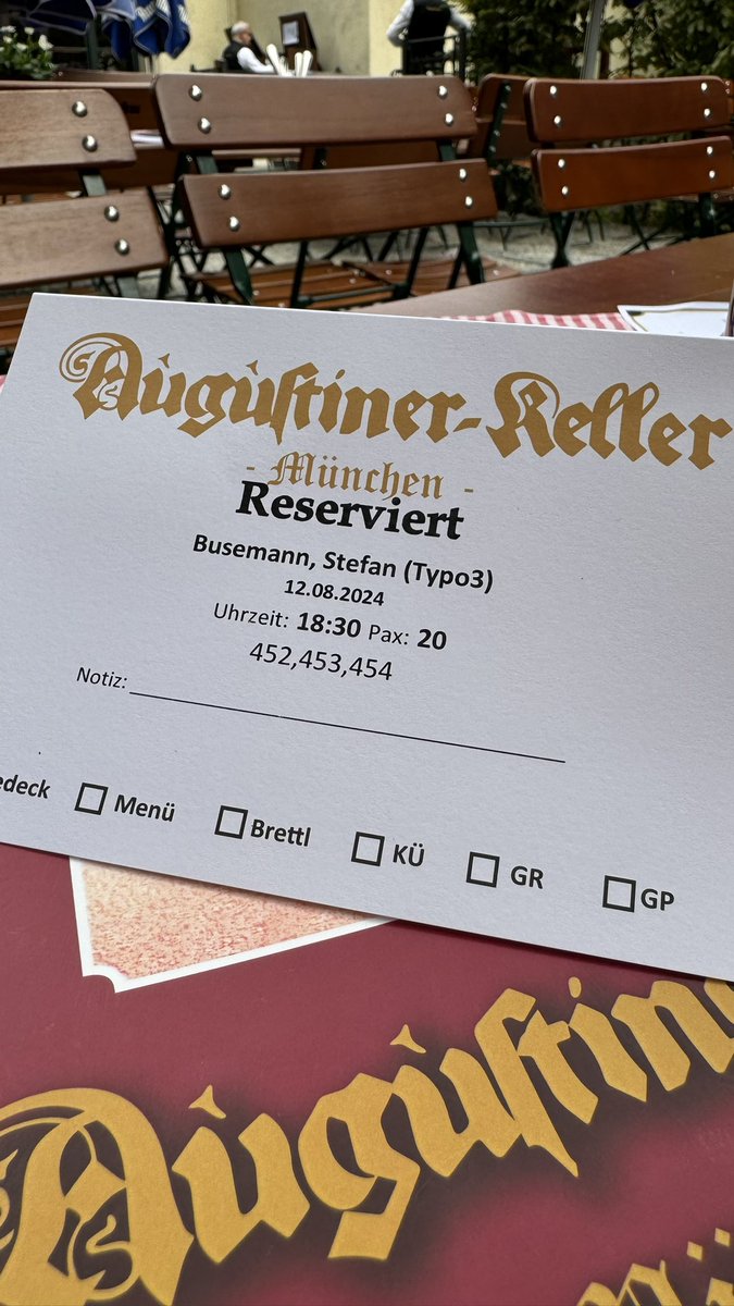 in2code_stefan's tweet image. TYPO3 beergarden in Munich #typo3 #mtug