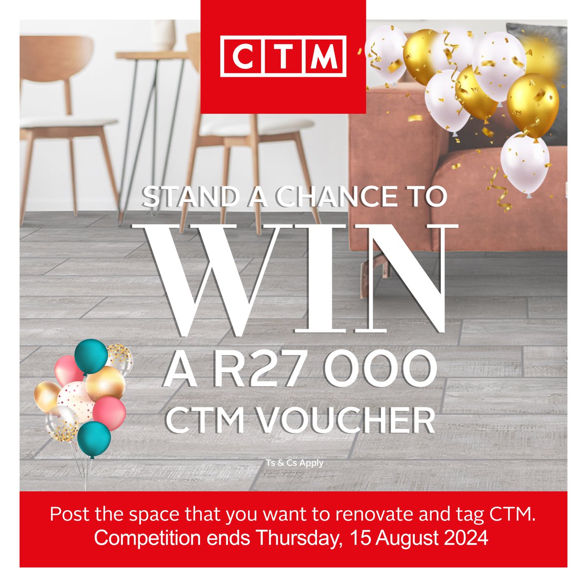 KayaON959's tweet photo. [SPONSORED] To celebrate Kaya 959’s 27 years on the air, we are giving away a R27 000 voucher to upgrade a room in your house, thanks to @ctmafrica ! To enter, reply with a pic of the room you want to renovate. Tag @KayaOn959 @CTMAfrica and #CTMBeautifulHome #CTMKayaCountdown. Entries close this Thursday 12 August. Winners announced on The CTM Kaya Countdown this Saturday. Ts & Cs apply.