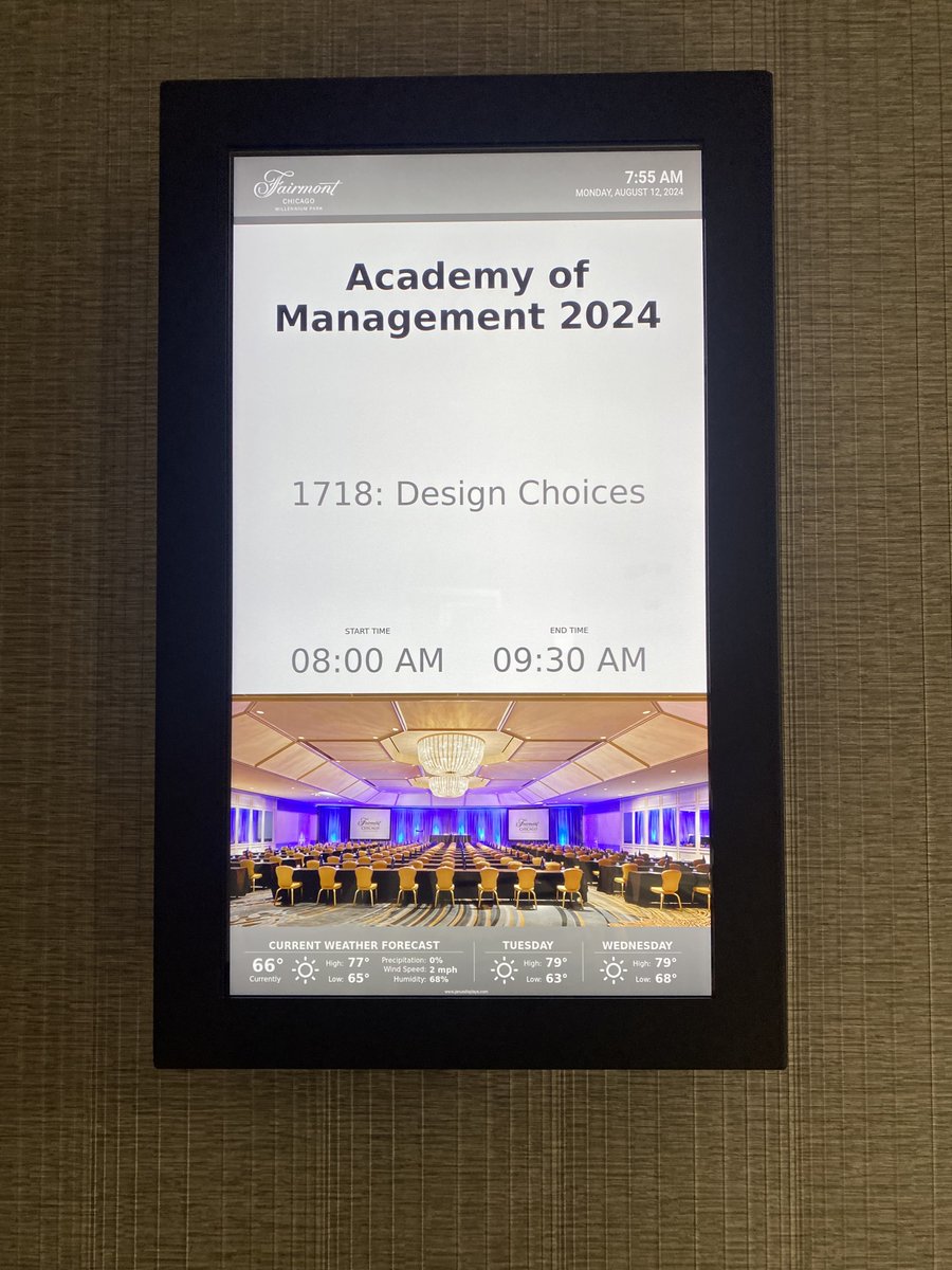 Today's panel on the interplay of #organizational structure and #digital #technologies was such a treat 🍭

Thanks to the presenters, <a href="/IStigliani/">Ileana Stigliani</a>, <a href="/stanfordmav/">Melissa Valentine</a>, <a href="/elizgerber/">Liz Gerber</a>, @vanishingcorp and the organizers Amanda Pratt, <a href="/adge_paige/">Adrienne Baer</a>, <a href="/bureaulab/">Pedro Monteiro 🏳️‍🌈</a> 🌺

Cc: <a href="/AOM_OMT/">OMT Division</a> <a href="/AOM_CTO/">CTO Division of Academy of Management</a>