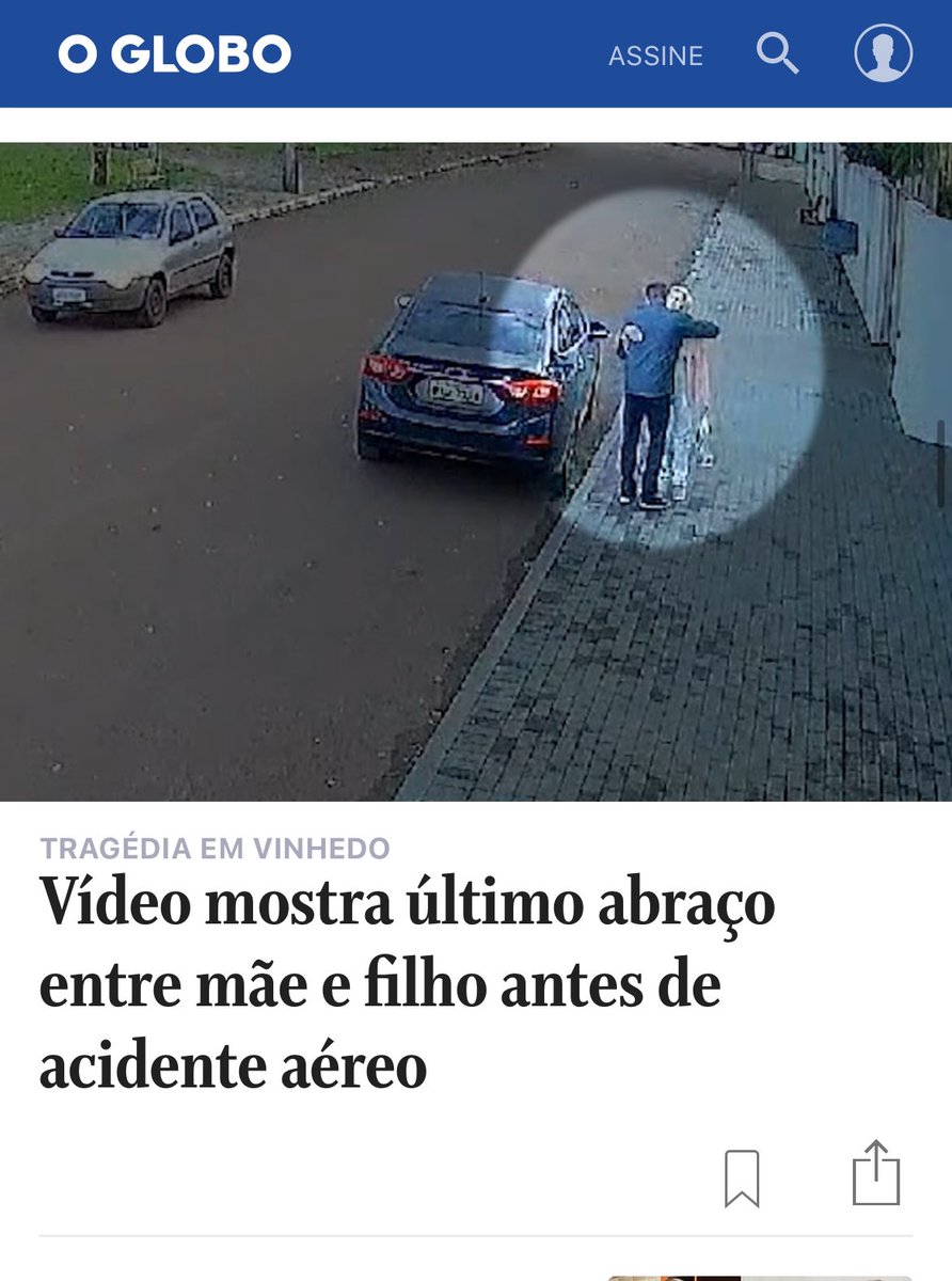 Isso não é jornalismo. É populismo barato em cima de tragédia. Todos os mortos no acidente abraçaram algum ente querido pela última vez.