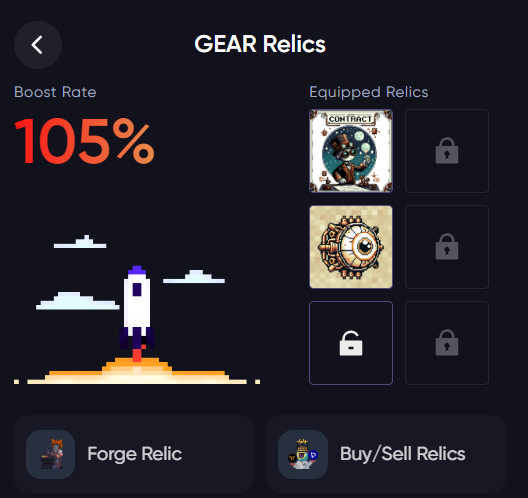 Slowly boosting my Relics 😎😎

#NEAR will $MOON