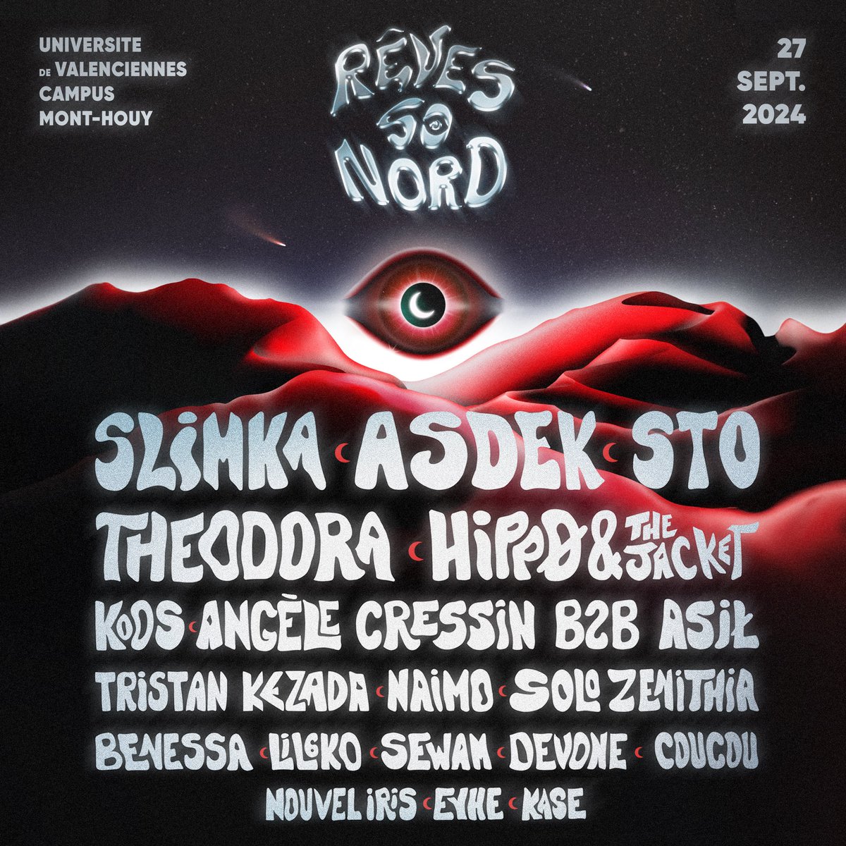 reves_so_nord's tweet photo. 19 artistes 🎶, 2 scènes 🎤 : cette année, on voit deux fois plus grand ! 

2e édition du festival des Rêves So Nord au Mont Houy à Valenciennes 📍

27 septembre 2024 !
🕒 15:00 - 2:00 🕑

C’est le moment ou jamais pour prendre votre place en bio 🎫 https://t.co/ts8Im37eTS