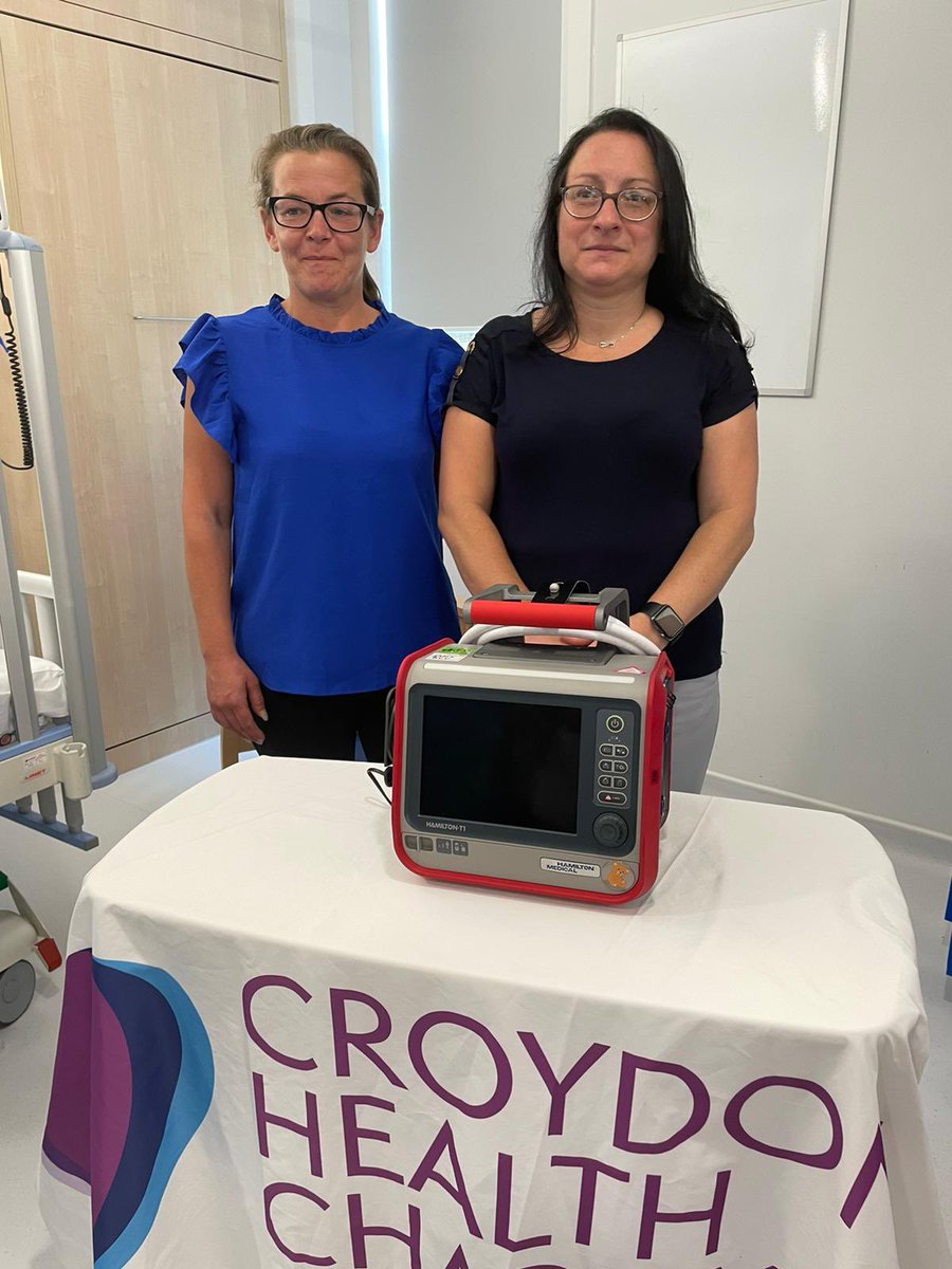 Today was a special day, we thanked the key donors of the Little Breaths appeal which raised over £46k. 

Thank you to everyone that supported this appeal, your donations will help to deliver life-saving breaths for some of the sickest children in Croydon. #Here4Croydon💜