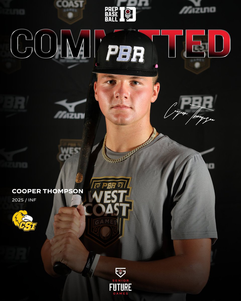 Prep Baseball Idaho (@prepbaseballid) on Twitter photo ๐จ๐๐๐๐๐๐๐๐๐๐ ๐๐๐๐๐๐จ
'25 Cooper Thompson (Twin Falls) has announced his commitment to College of Southern Idaho.
During his HS career, Thompson has attended the Future Games, Senior Future Games and West Coast Games.
๐ค loom.ly/NZF-_0Y | <a href="/Cooperthompso/">Cooper</a> ๐จ๐๐๐๐๐๐๐๐๐๐ ๐๐๐๐๐๐จ
'25 Cooper Thompson (Twin Falls) has announced his commitment to College of Southern Idaho.
During his HS career, Thompson has attended the Future Games, Senior Future Games and West Coast Games.
๐ค loom.ly/NZF-_0Y | <a href="/Cooperthompso/">Cooper</a>