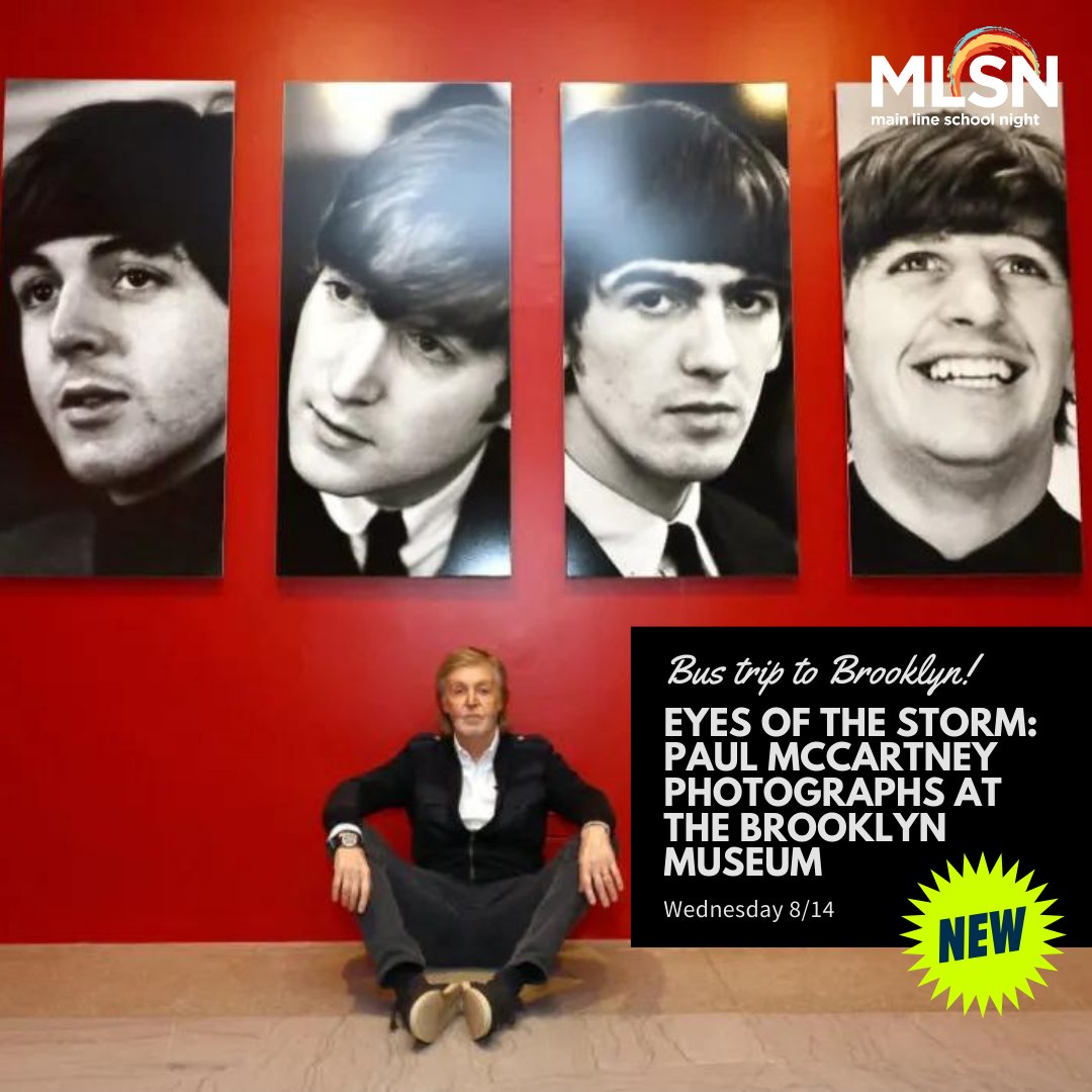 As The Beatles captured the hearts of millions, Paul McCartney captured it all on his Pentax camera! Join us for a bus trip this Wednesday 8/14 at the Brooklyn museum for this exhibit! Click bit.ly/3Uz4bUO to reserve your spot.