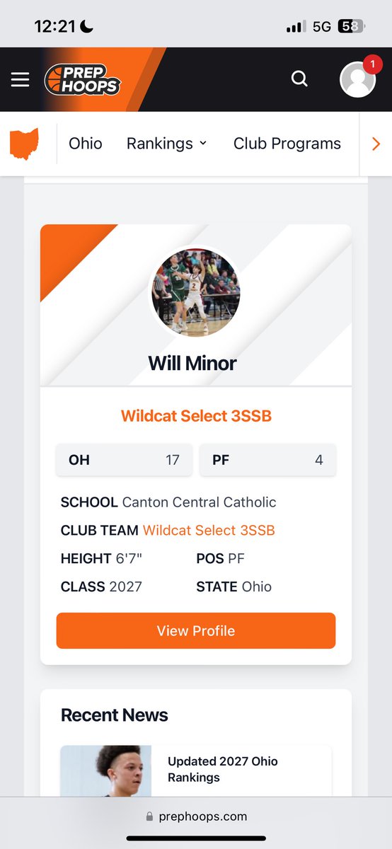 will_minor35's tweet photo. thanks to @PrepHoopsOH for recognizing me as top 20 in the state of ohio for class of 2027!!! https://t.co/TxquQwrpLk