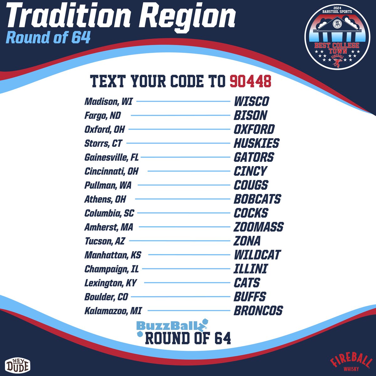 BarstoolU's tweet photo. Text your school’s code to 90448 https://t.co/IbArB7IaXw