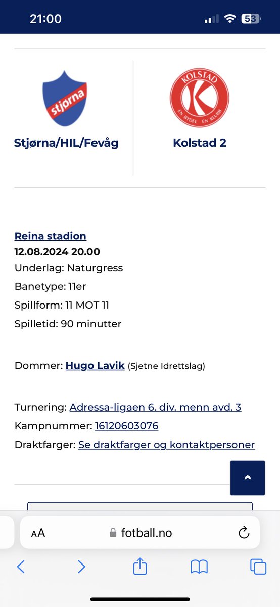 Bohemene e på vei te Reina stadion for å kjempe om 3 poeng mot Stjørna!