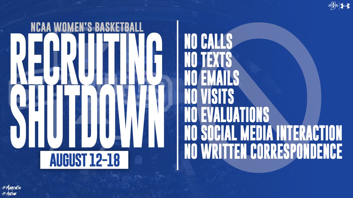 NCAA recruiting shutdown starts today 🚫

We look forward to catching up with everyone next week!

#MarchOn | #ASONE