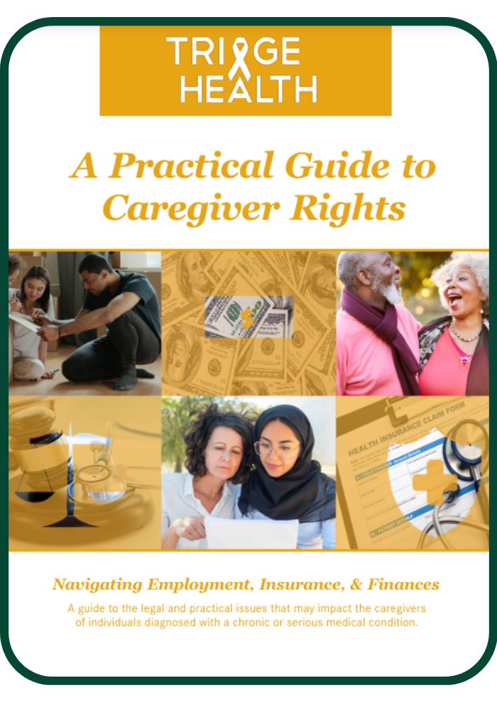 We have launched our newest guide: A Practical Guide to #Caregiver Rights
Navigate employment, insurance, and finances. Our guide covers the legal and practical issues affecting caregivers of those with chronic or serious medical conditions: loom.ly/ZZ5TJ2I