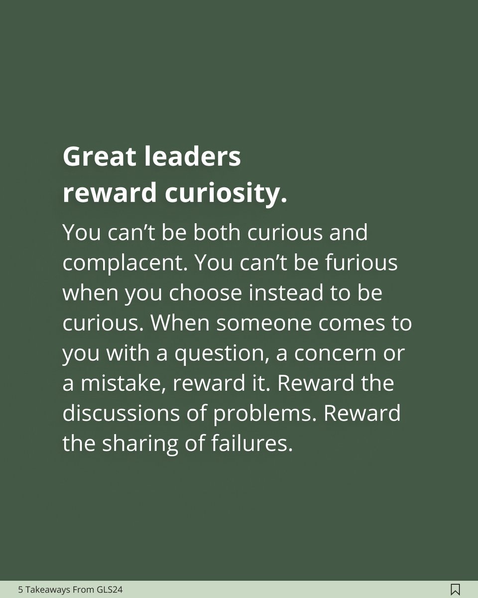 5 Takeaways from GLS24! Let us know if these resonate with you or if you have some new ones to add in the comments 📝

#GLN #GLS24 #Leadership