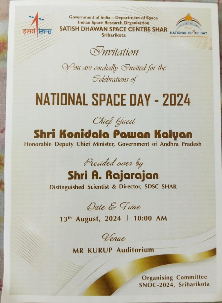 Its_AmarAlways's tweet image. Respected @PawanKalyan garu..
మీరు మాకు స్ఫూర్తి....
మీ రాక మాకు ఆనందం.....💐💐

@APDeputyCMO 
@isro 
#SpaceCentralSchool #SDSCSHAR