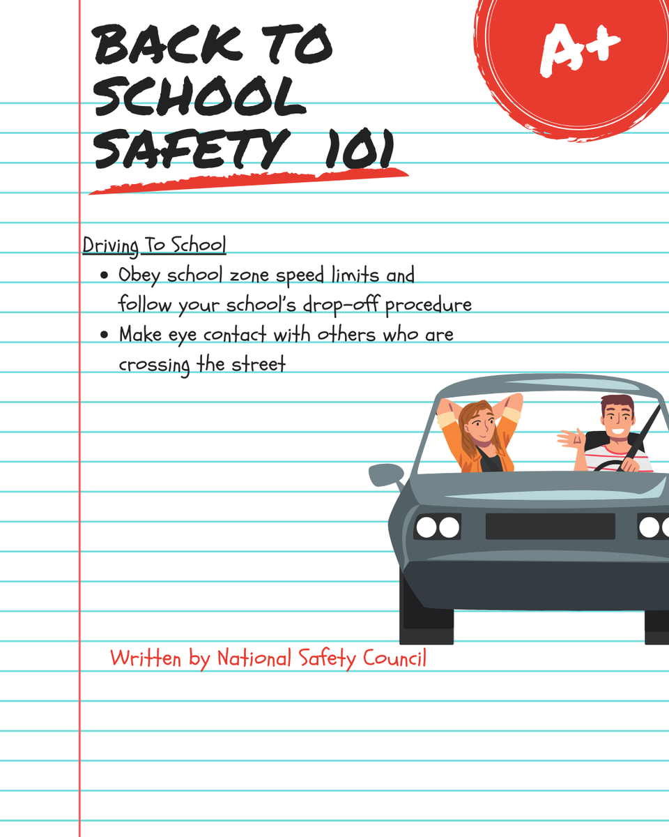 YouBuildAZ's tweet photo. For more tips, visit the National Safety Council. Let's keep our school zones safe!🚗 #BackToSchool https://t.co/DgcMQcbgRw