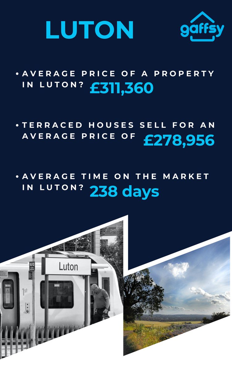 In our latest location guide, we explore the property market in Luton.

If you’re looking to sell property in Luton, Gaffsy are ready to provide you with a cash offer.

lnkd.in/eBBurXKS

#propertyinvestment #cashbuyer #sellmyhousefast #luton

Call us on: 0207 459 4546