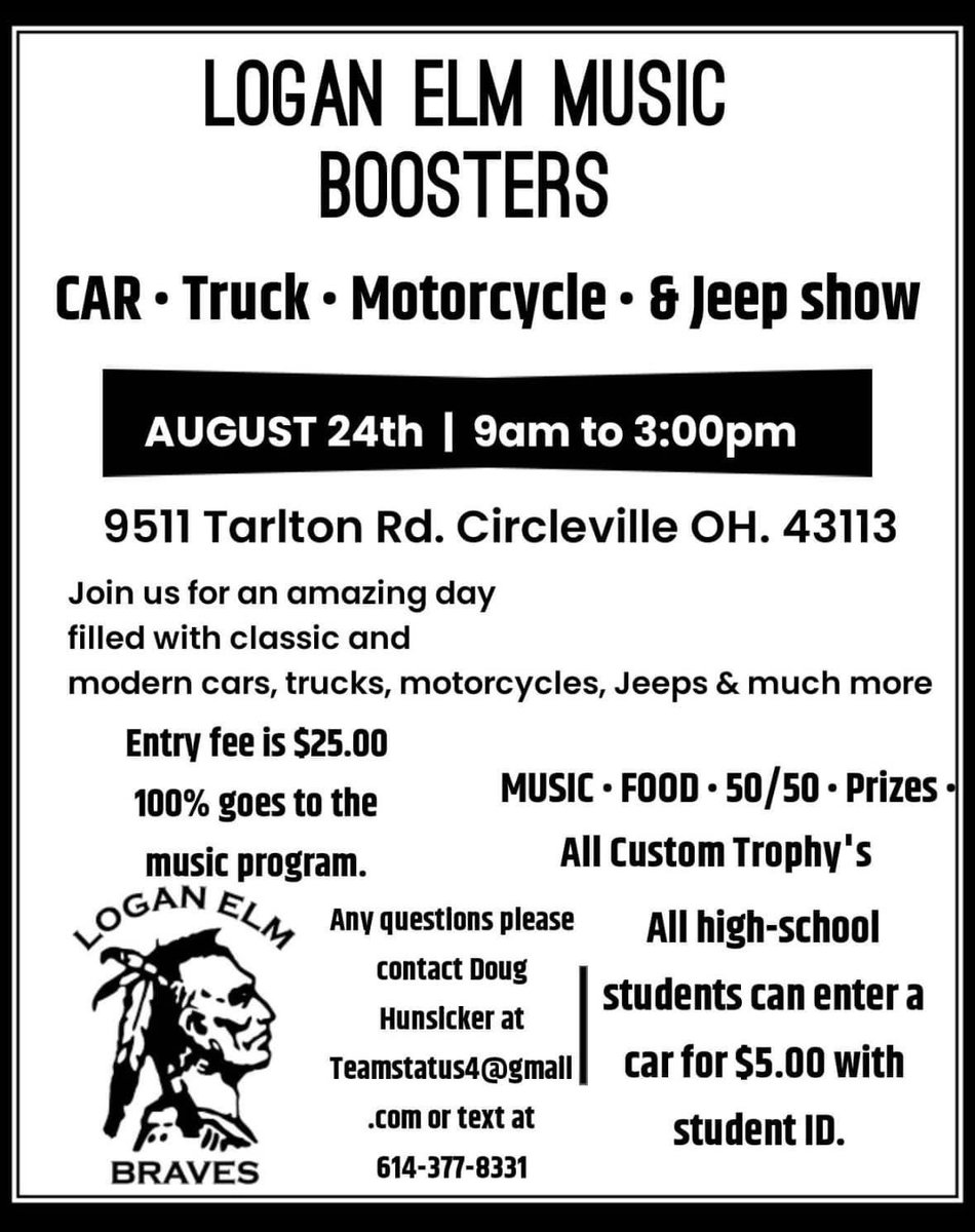 Logan Elm High School Bands tweet media