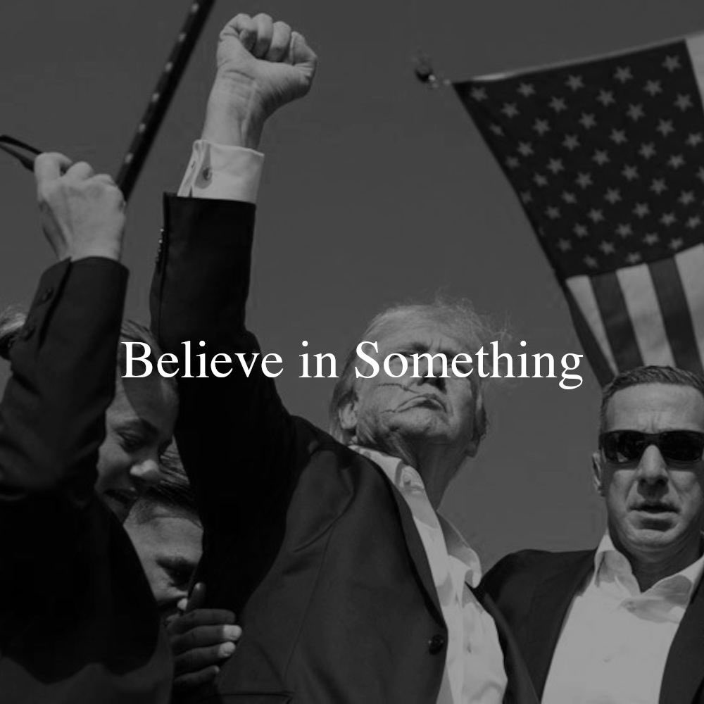 We are still here 
We still believe in #something