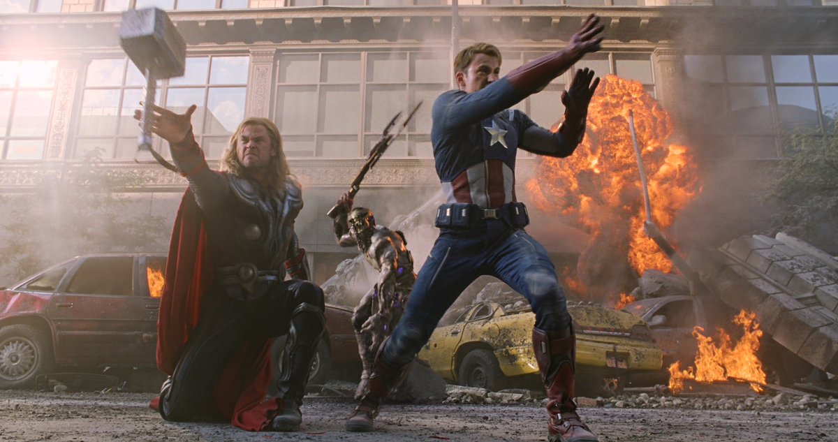 shots_mcu's tweet photo. The Avengers (2012) [4K] https://t.co/PyvtdJH8S8