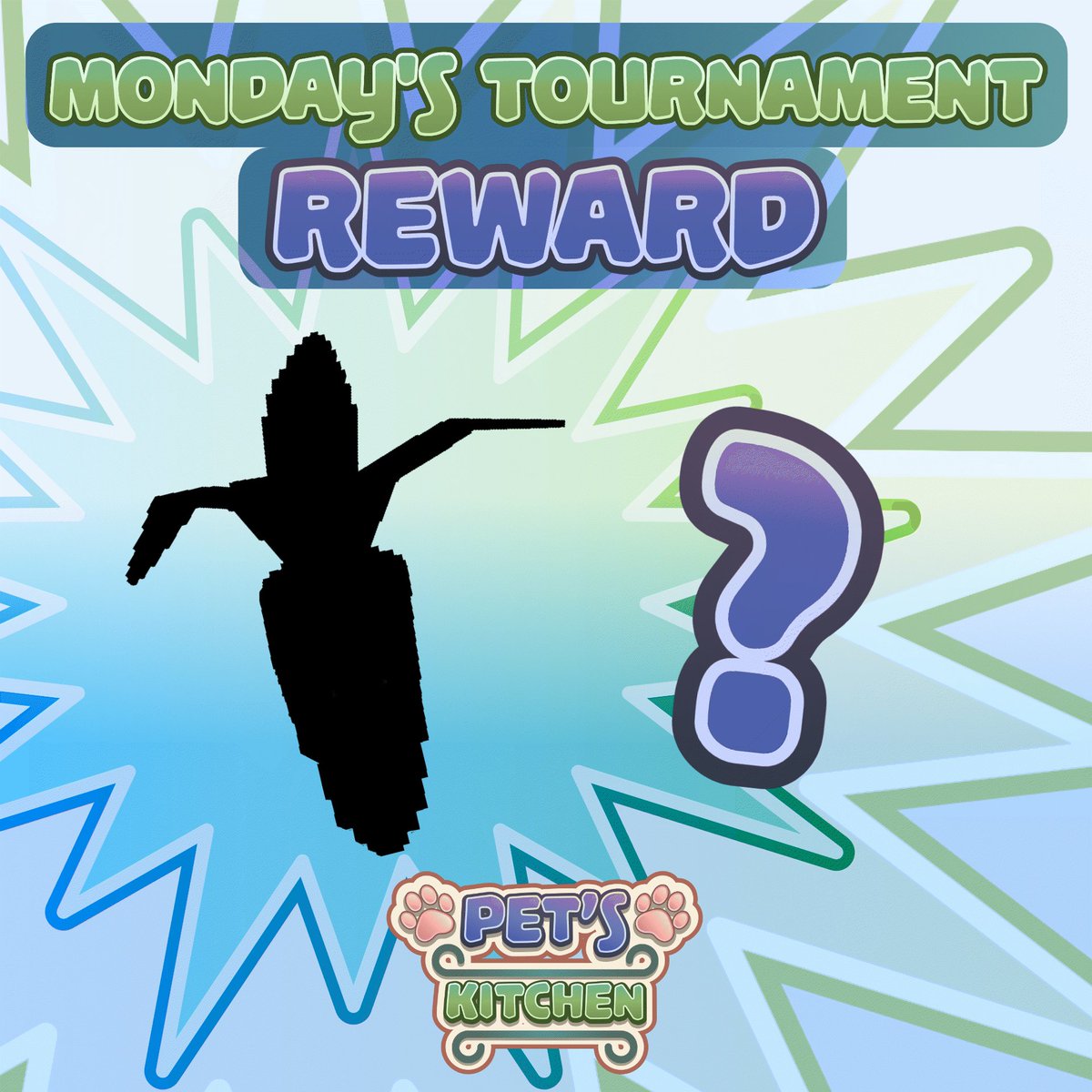 Did you take enough vitamins A, K and potassium? 😎☀️
We will take care of your daily intake with this new Pet's Kitchen reward asset later today!! 
🧐 What is it? 🧐
Find out tonight at Pet's Kitchen Tournament!
<a href="/TheSandboxGame/">The Sandbox</a> <a href="/TSBCreators/">The Sandbox Creators</a> <a href="/hallugram/">hallugram</a> <a href="/TomVoxel/">TomVoxel.eth</a>