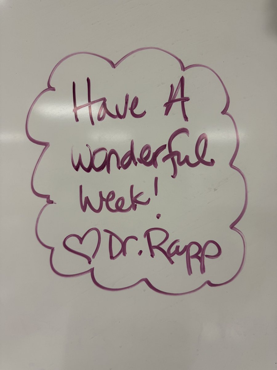 LewinLearners's tweet photo. What a great little note of encouragement on my board this morning from Superintendent Dr. Rapp.  @LewisvilleISD @LISD_GT #lisdgt https://t.co/cAkFklUf60